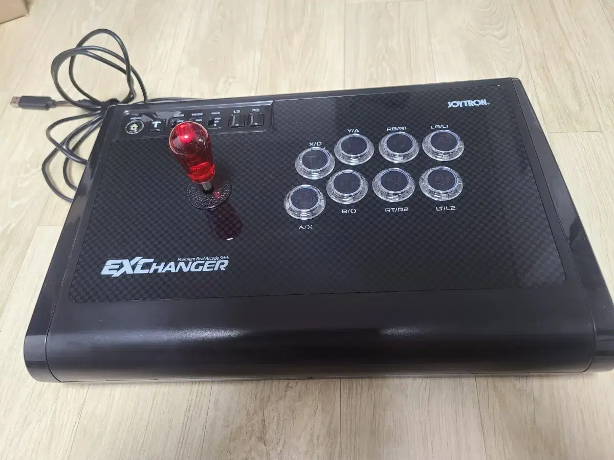 Joytron EX Changer Joystick, Alpha Lever, Qanba Button