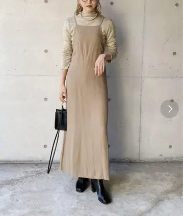 CAPRICIEUX LE'MAGE 베이지 원피스