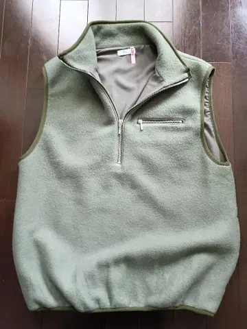 MY_ 울과 폴리에스테르 플리스 베스트