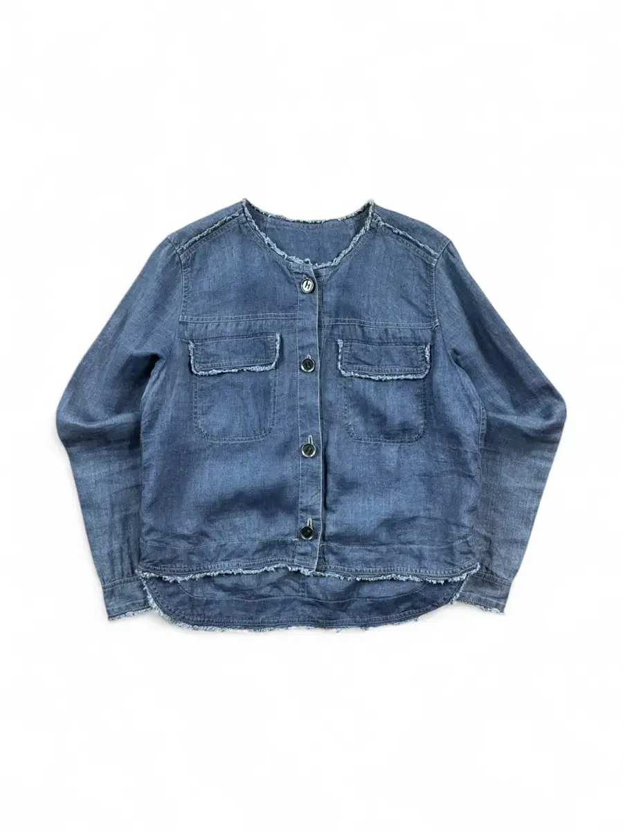 Japanese Vintage 데님 데미지 셔츠 자켓