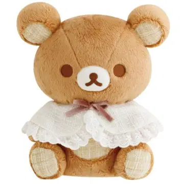 리락쿠마 스토어 한정판 멋진 집 리락쿠마 봉제 인형 케이프 트위드