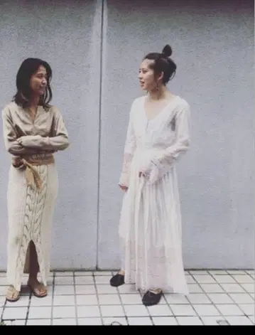 최종 가격 인하 nowos 실크 코튼 레이스 원피스