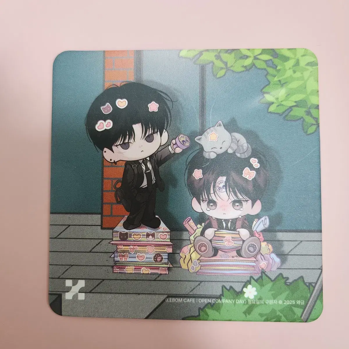 Rebom Bomtoon Monday Savior Wolgu beverage pre-order benefit Cos coaster wts