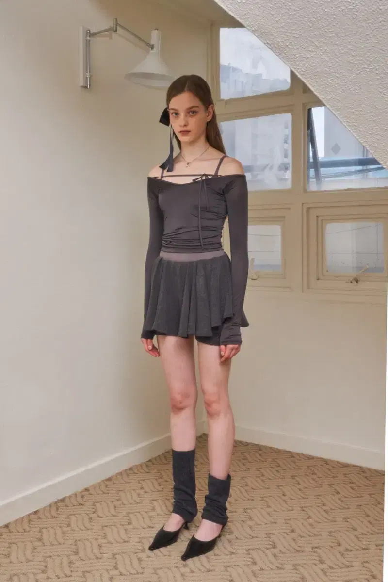 pehrt Pull-on Skort Charcoal