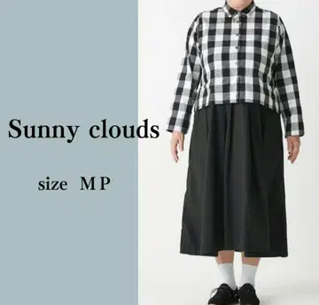 써니클라우드 pon 씨의 붙는 깅엄 원피스 MP