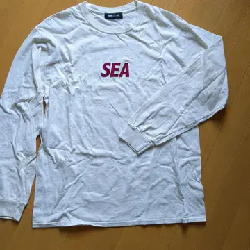 WIND AND SEA 로고 긴팔 티셔츠