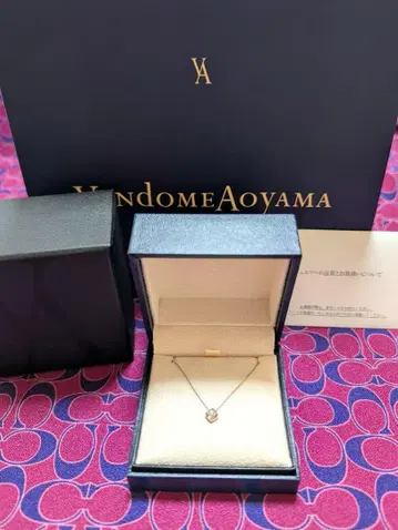 Vendome Aoyama 플라티나 우먼 다이아몬드 목걸이