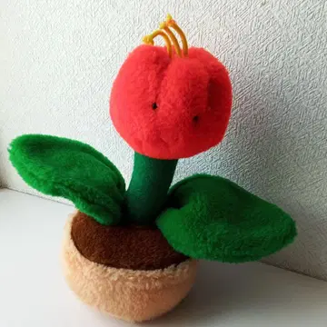 하우스텐보스 튤립 빨간색 봉제 인형 요시토쿠 레트로