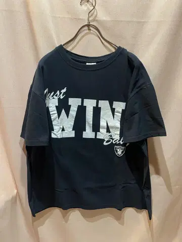 구제 의류 버드와이저 NFL 티셔츠 WIN Baby 레이더스 짧은 기장