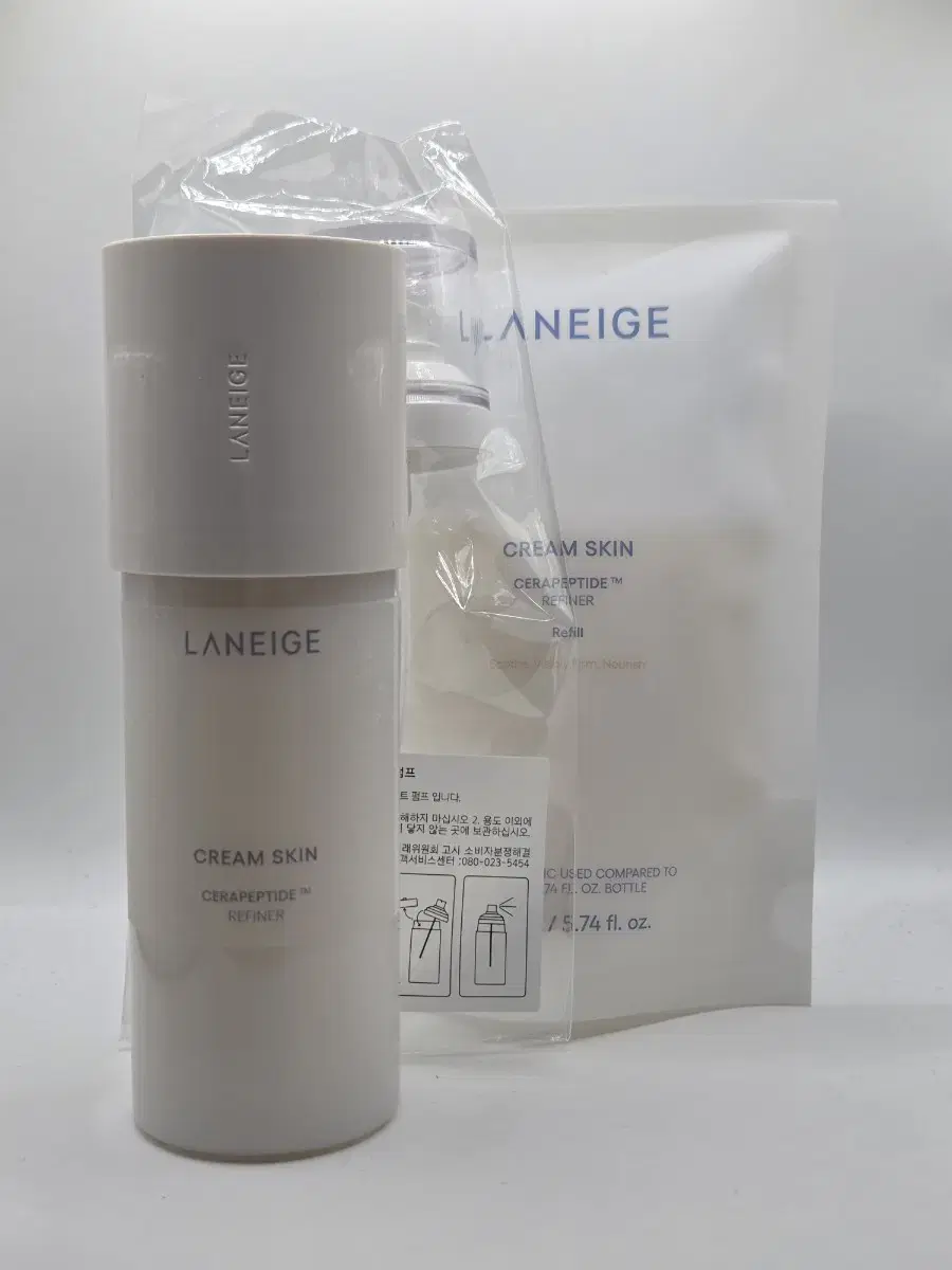 Laneige Cream Skin 170ml + Refill 170ml + Mist Pump
