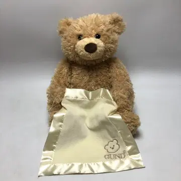 작동 OK 일본어판 GUND 제 피카부 베어 숨바꼭질 봉제 인형