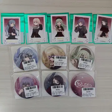 gigo 한정판 BanG Dream Ave Mujica 캔뱃지 & 카드