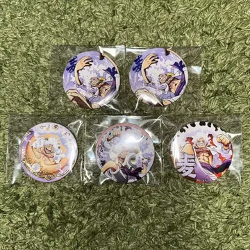 ONEPIECE 원피스 캔뱃지 루피 니카 5종 세트