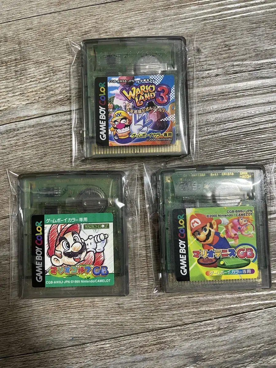 Game Boy Color GBC Mario 3-in-1 Japanese Authentic Cartridge