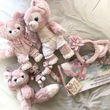 디즈니 더피 프렌즈 리나벨 봉제 인형 머리띠 상하이