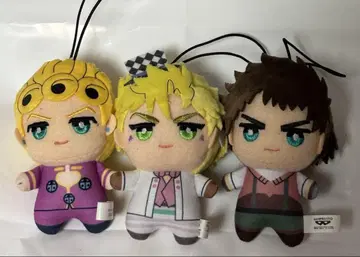 죠죠 치미토모 봉제 인형 마스코트 3개 세트 프라이스 남코