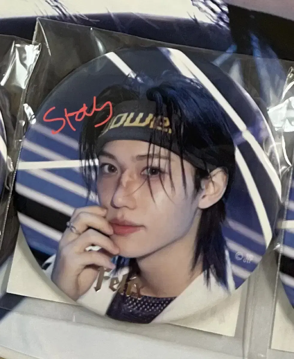 2 Remaining) Stray Kids Felix hollow md Photo Pin Badge