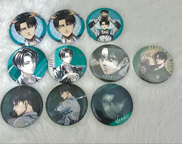 진격의 거인 리바이 캔뱃지 묶음 판매