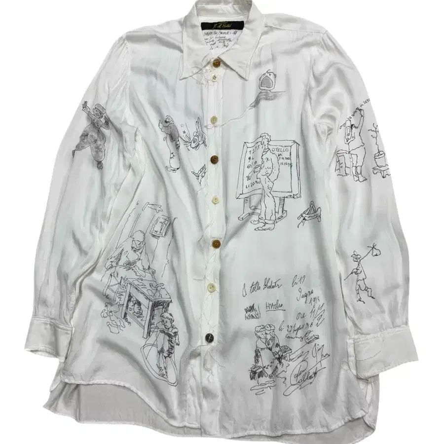 23ss ARCHIVIO J.M.RIBOT シャツ ARCHIVIO J.M. Ribot シルクシャツ