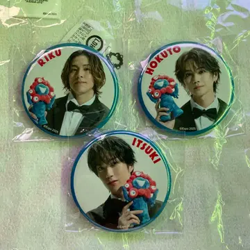 요시노 키토 RIKU 후지와라 키 EXPO 만국 박람회 캔뱃지