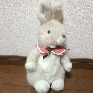 일본제 퍼스트사 토끼 봉제 인형 빈티지 쇼와 레트로