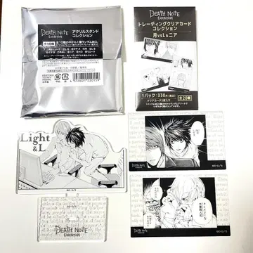 데스노트 전 아크릴 스탠드 트레이딩 클리어 카드 야가미 라이토 L 니아