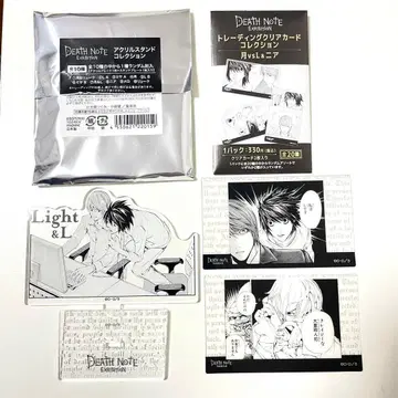 데스노트 전 아크릴 스탠드 트레이딩 클리어 카드 야가미 라이토 L 니아