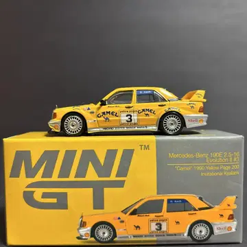 MINIGT 메르세데스 벤츠 190E MINI GT 카멜 1/64