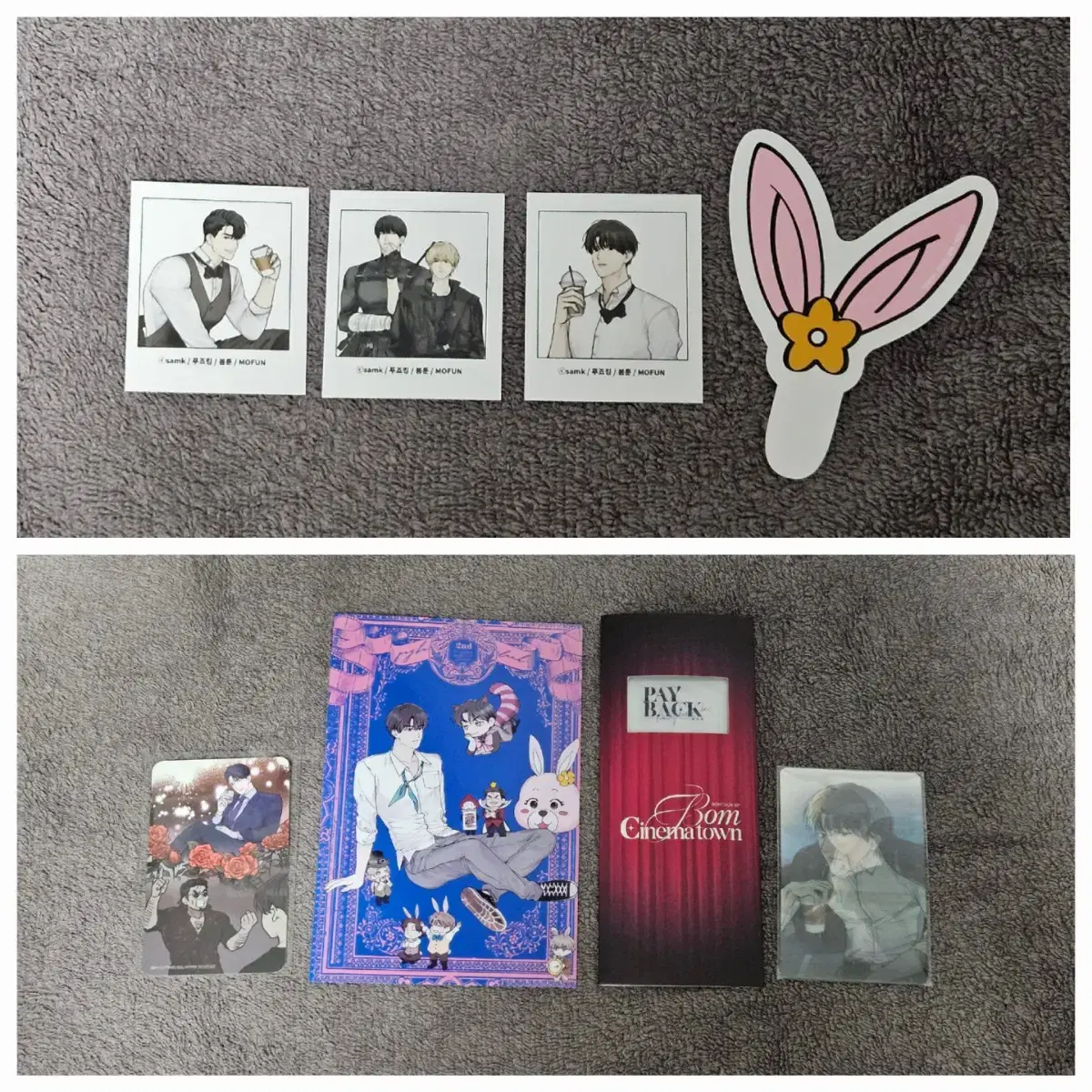 Mofun Bomtoon Payback Poca Deco-pic Lenticular Frame Print U Han Yoon Jay