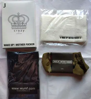 LUNA SEA J 굿즈 언더웨어 헤어밴드 삭스 4종