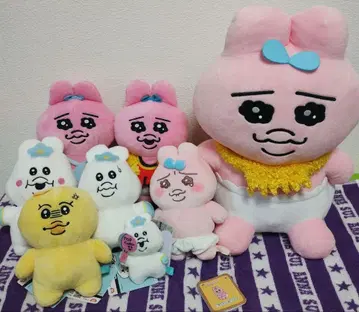 빤쮸토끼 빤쮸토끼 봉제 인형 8개 묶음 판매 세트