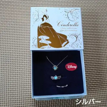 사만사 실바 디즈니 신데렐라 콜라보 목걸이 반지 실버