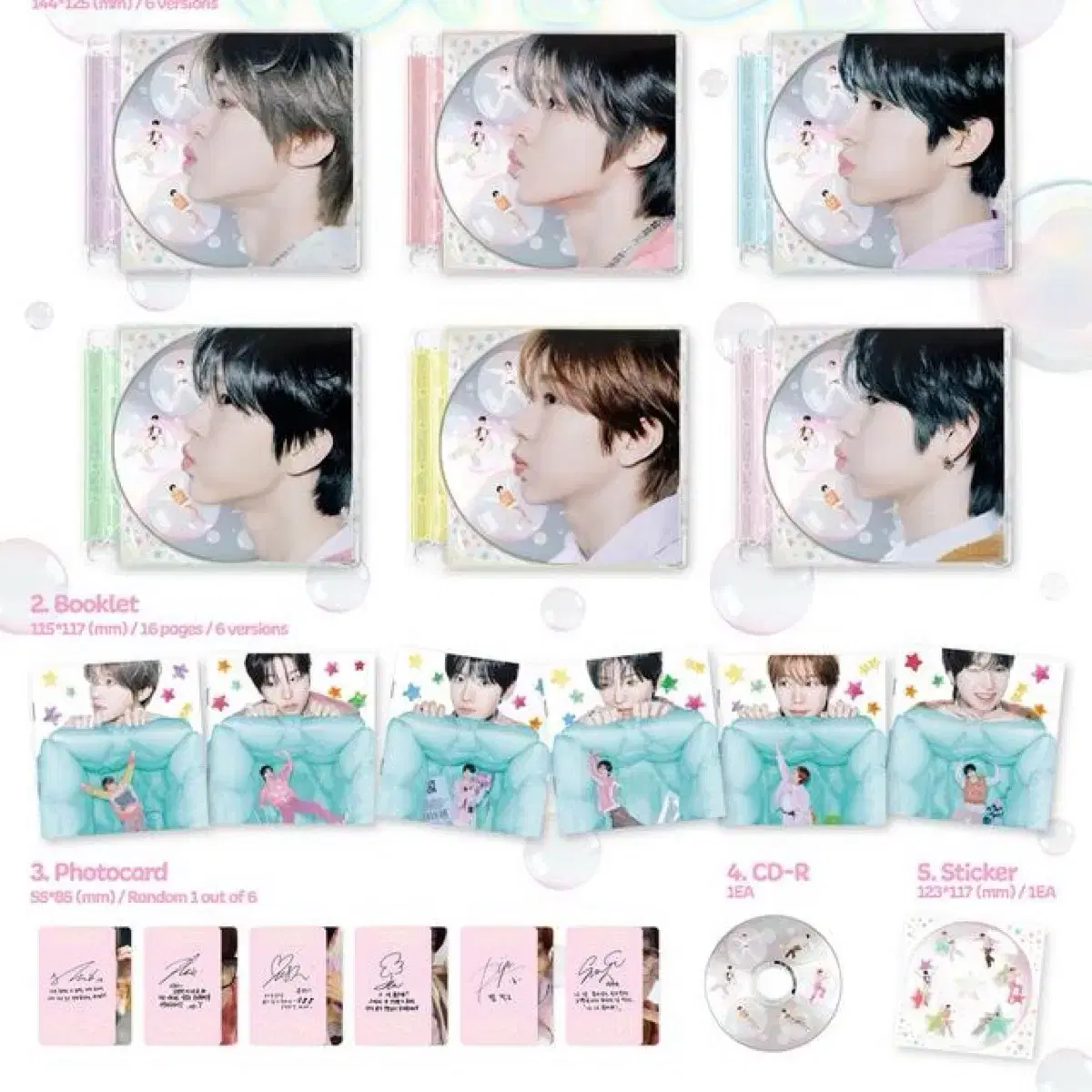 (Sealed) Nct wish Pop Pop Jewel Set