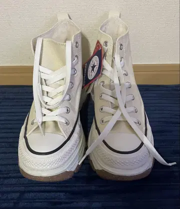 CONVERSE 올스타 트렉 웨이브 하이 버터 화이트 통굽