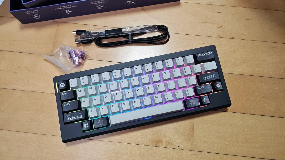 Epomaker hack59 Flamingo Switch Mechanical Keyboard