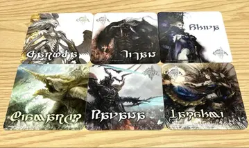 FF14 에오 카페 코스터 야만신 6종 세트