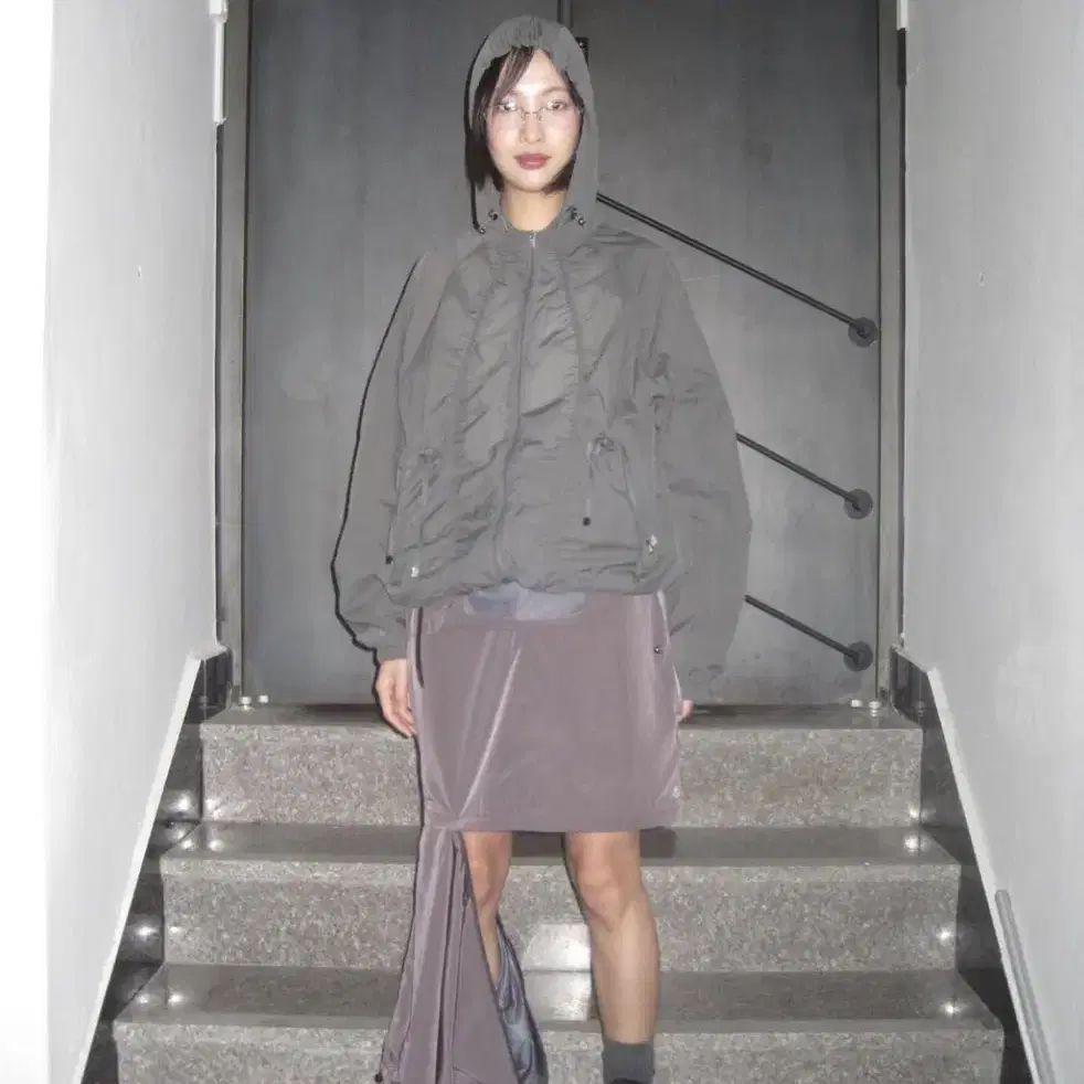[25SS新/人気]★NERDY★W's RIBBON WINDBREAKER SET★上下セット WINDBREAKERウエハース 杉下 京太郎 素晴らし