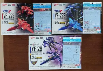 HG1/100 VF-22S 2기 & YF-29 1기 각 수전사 데칼 3장