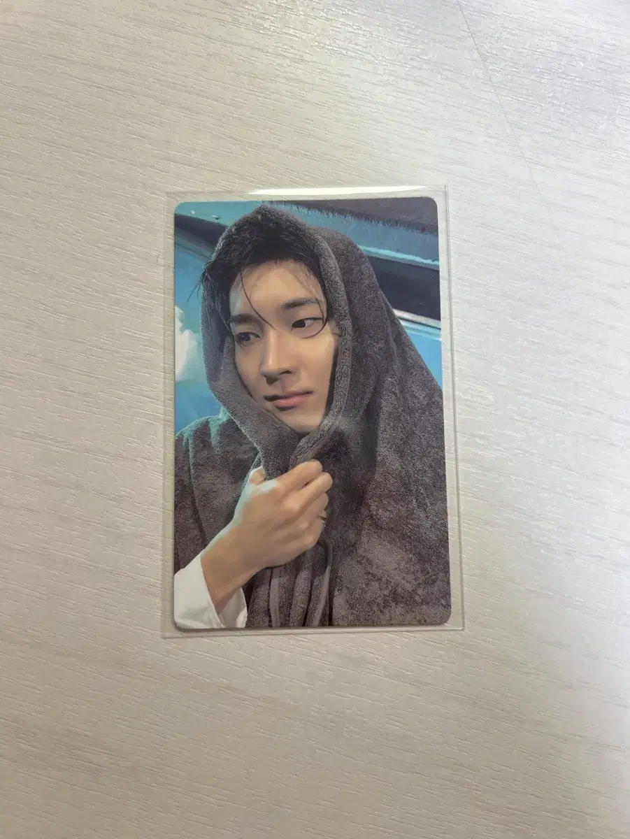 세븐틴 원우포카양도 수건원우