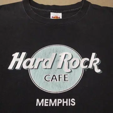 00s 90s Hard Rock Cafe 멤피스 티셔츠 XL