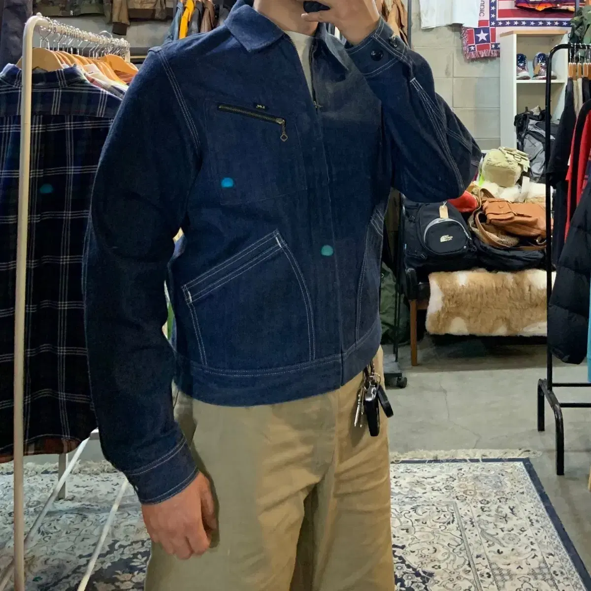 Lee 리 91-B 데님 자켓 38 100~105