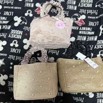 펄 장식 프릴 2way 미사용 새상품 메종 드 플뢰르풍 최종 가격 인하