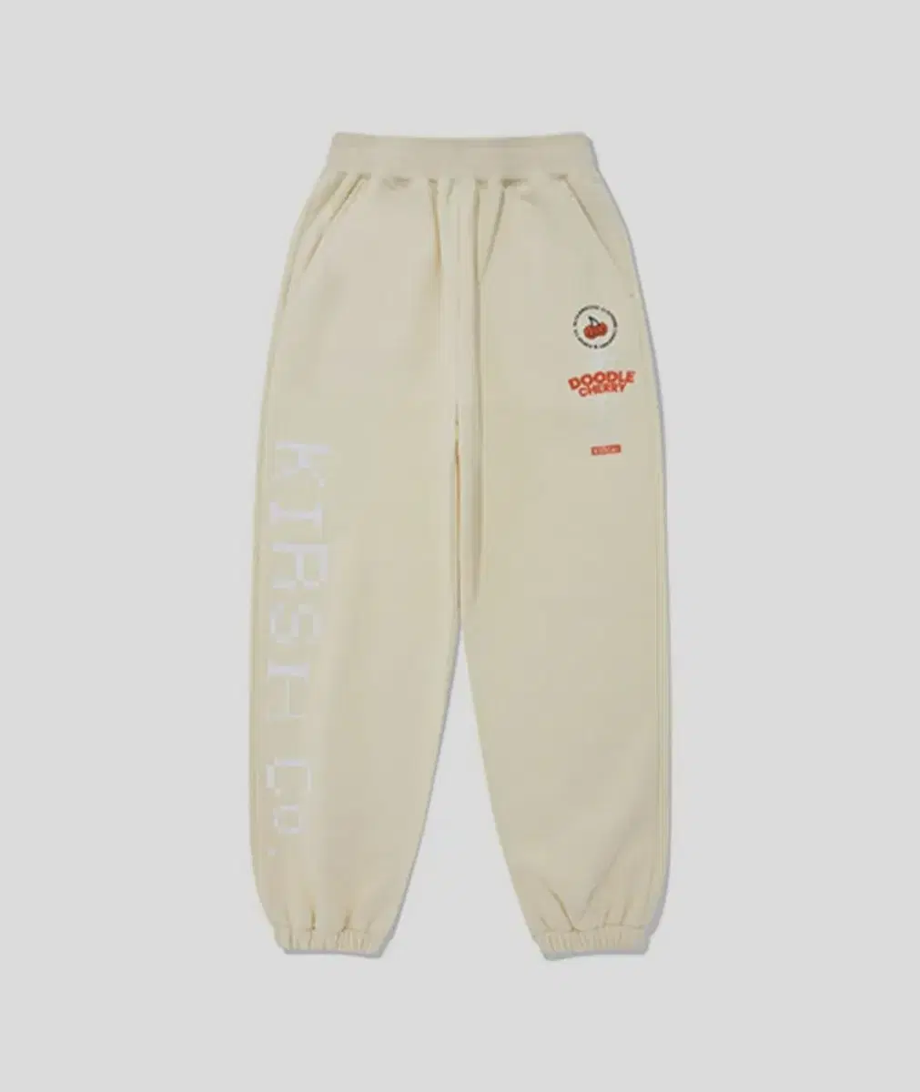 Kirsh Ivory Fleece Jogger Pants