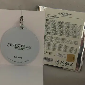 seventeenrighthere 미니 피켓 커버 키링 에스크