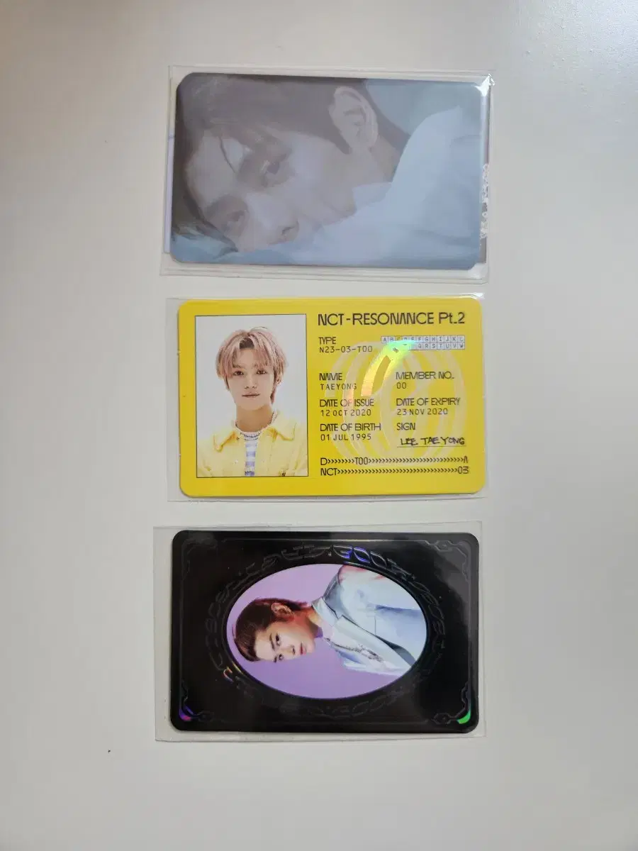 (일괄)nct 엔시티 레조넌스 태용 id 카드 포카 이어북 포카