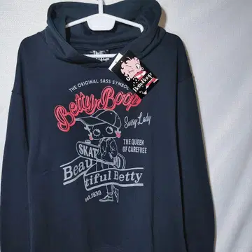 새상품 후드티 XL 베티 붑 스트릿 스케이트보드 풀오버 애니메이션