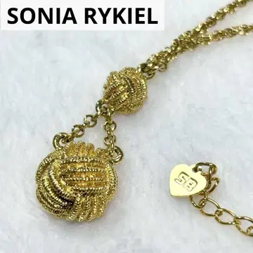 미사용 보관품 VINTAGE SONIA RYKIEL 골드 목걸이