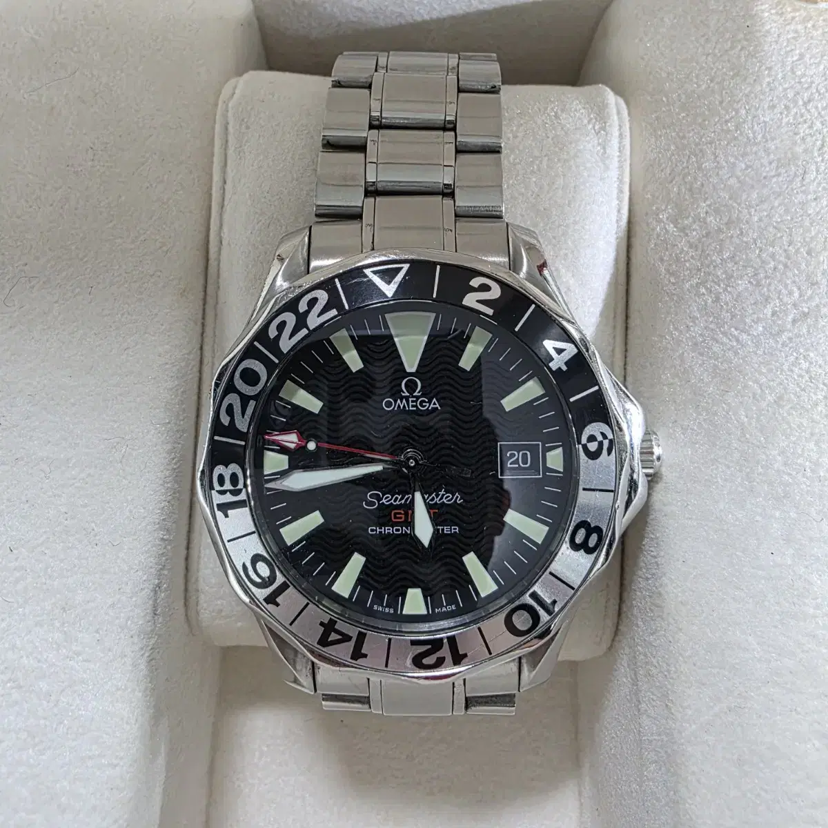 오메가 OMEGA 씨마스터 GMT 50주년 한정판