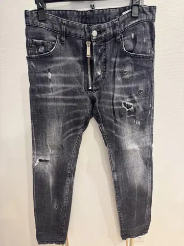 DSQUARED2 SKATER JEAN 프론트 지퍼 44 BLACK