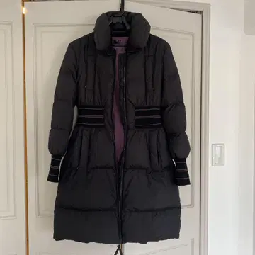 M Missoni 롱 다운 자켓 블랙